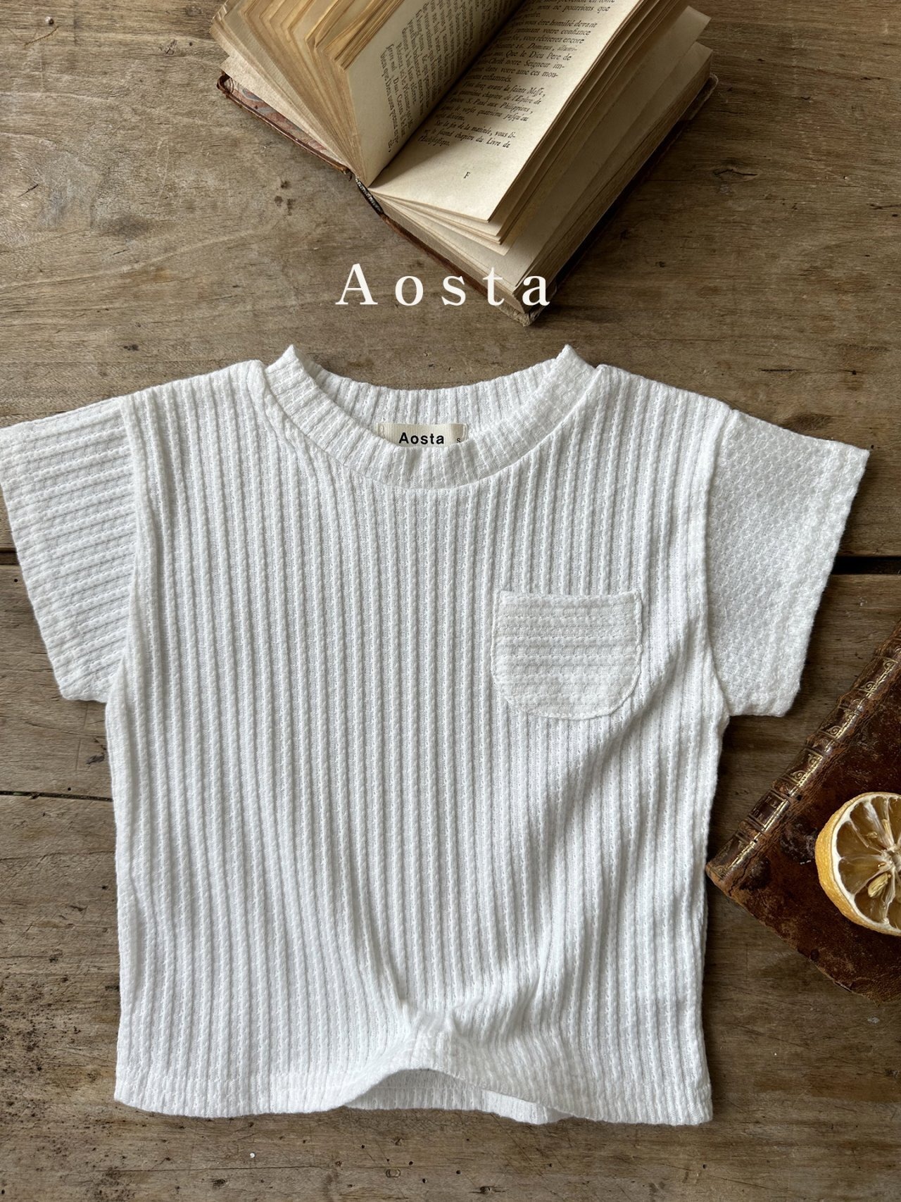 【Aosta】バターブックTシャツ - 9
