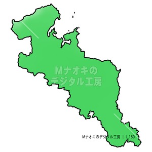 少しゆるい京都府地図　A slightly loose Kyoto prefecture map