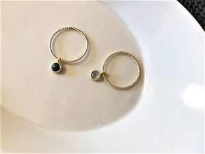 Twist Dot Ring  /  ESSYELLO