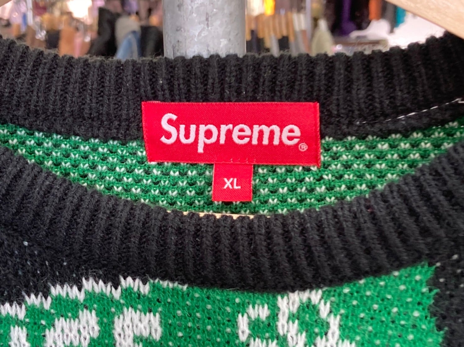 21SS Supreme Street Signs Sweater