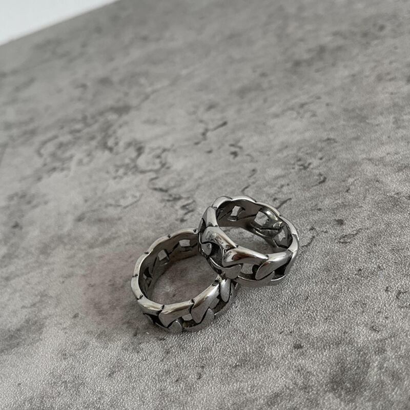 metal ring link chain design jewelry mr0608