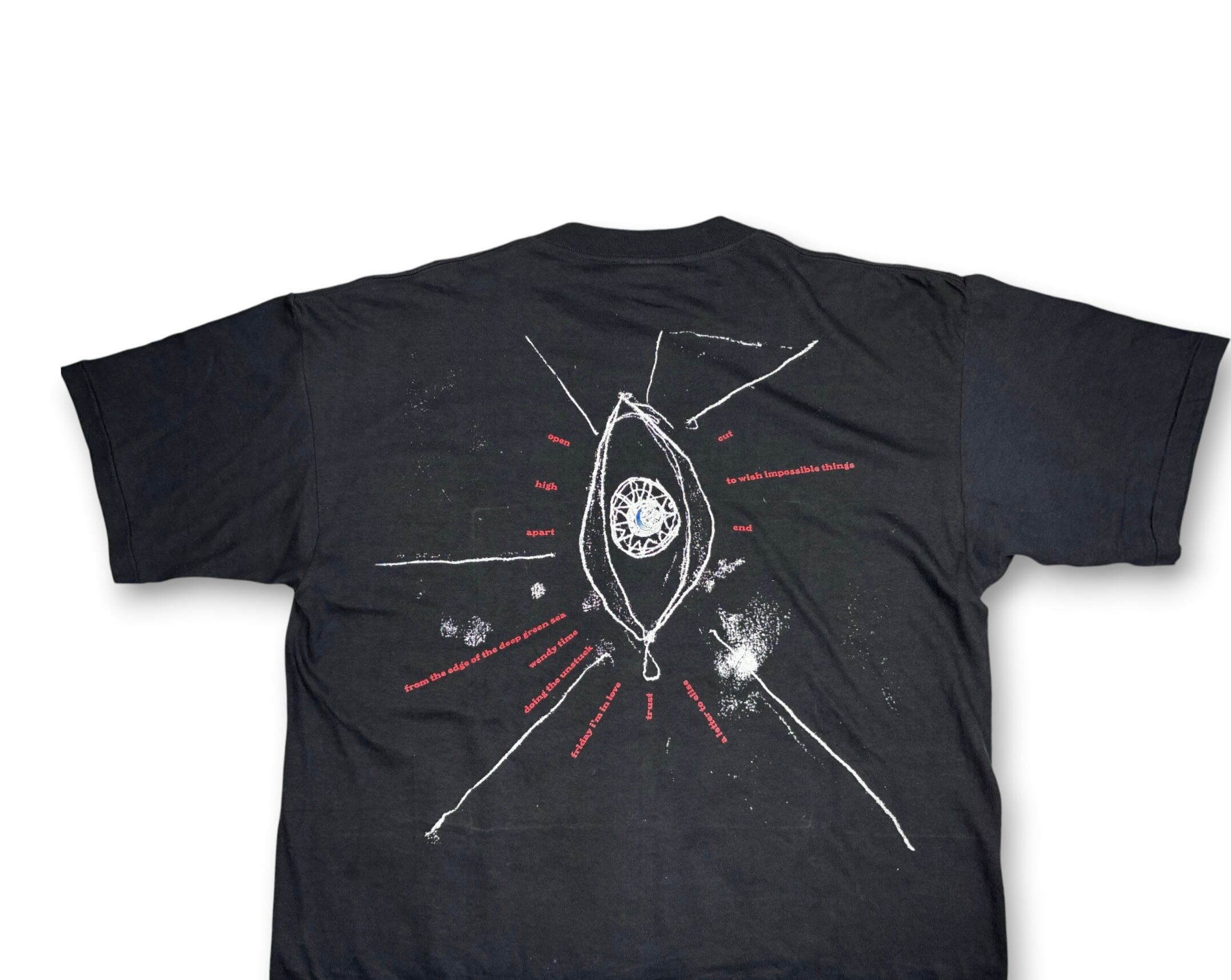 激レア USA製 92s THE CURE Wish Tシャツ BROCKUM 92s THE CURE WISH T-SHIRT BROCKUM made in USA | BLACK BOX STORE