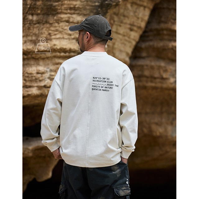 Quentin Marx Nature Code Back Print Long Tee （ネイチャーコード バックプリント ロンT）
