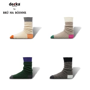 DECKA QUALITY SOCKS BY BRÚ NA BÓINNE デッカ ブルーナボイン Alpaca Boucle Socks