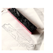 フランス 16c  過去と未来の卵と小鳥と木製スタンプ アンティーク