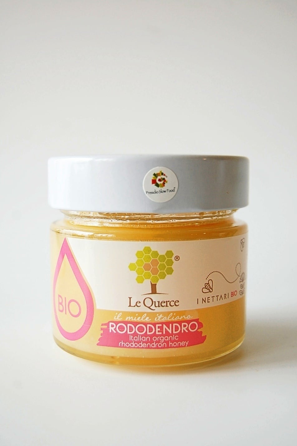 レ・クエルチェ はちみつ シャクナゲ(200g)ピエモンテ州【ハイマウンテンハニー(高山蜂蜜)】