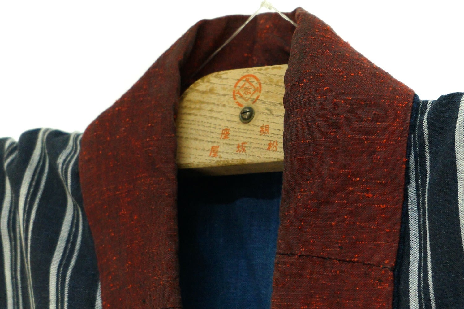 アンティーク 木綿 襤褸 縞 型染め 襤褸 木綿 藍染 1831B6 Yahoo