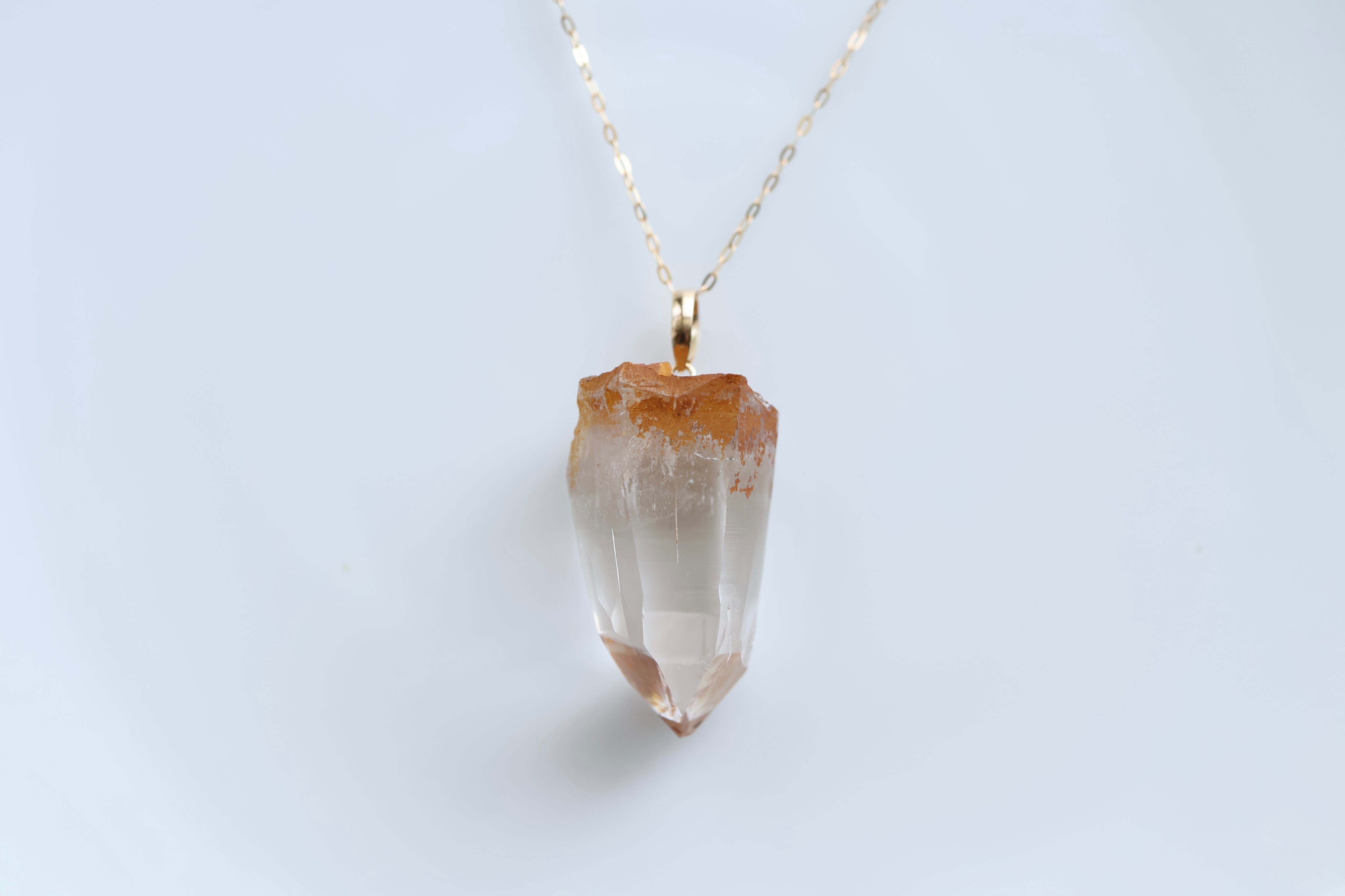 【専用】Laphus ヒマラヤ水晶ネックレス ヒマラヤ水晶ネックレス ガネーシュヒマール産 | 石垣島の夜光貝