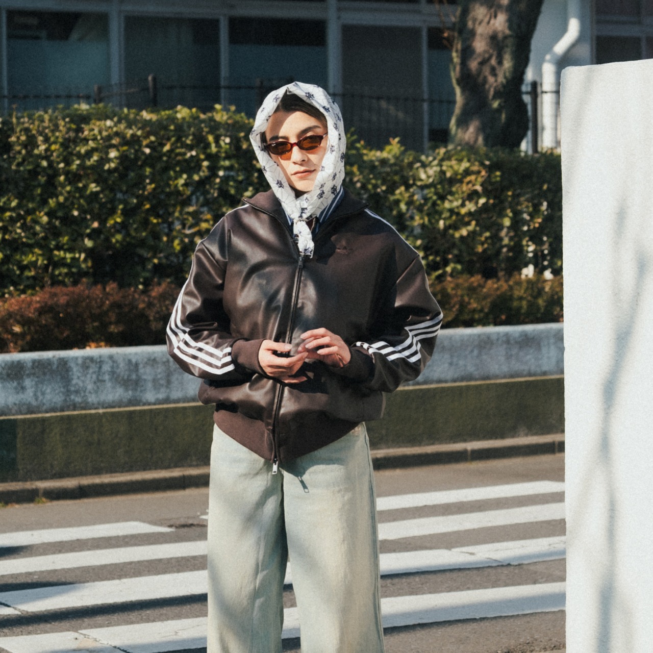 寄合 TENUGUI 　【White / Navy】・画像9