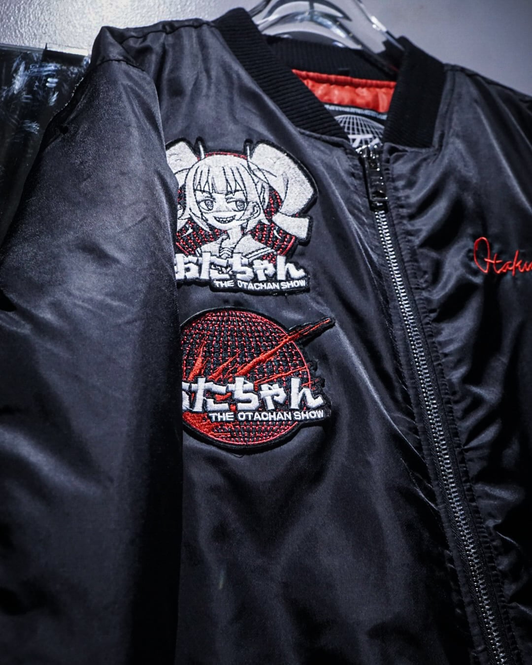 ちーちゃん様　ジャケット add (C) vintage】“おたちゃん” Graphic MA-1 Flight Jacket | Caka