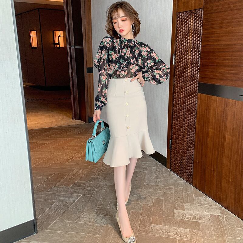 スカート オータムスタイル エレガント 秋物 MIUCO64087149432