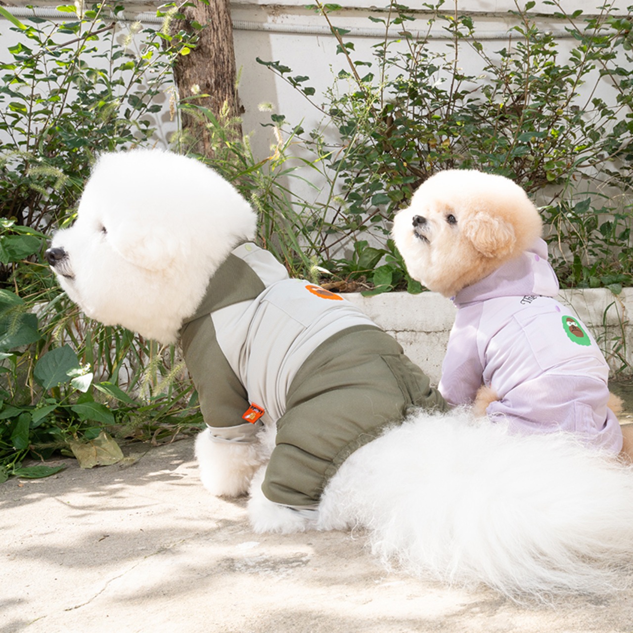 【puppygallery公式】Kiki mesh cooling jumpsuit　4XL-5XL