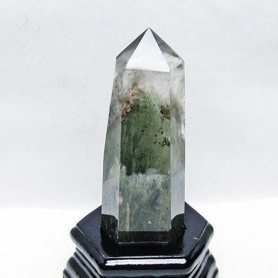 グリーンファントム 六角柱 台座付属 一点物 152-3844