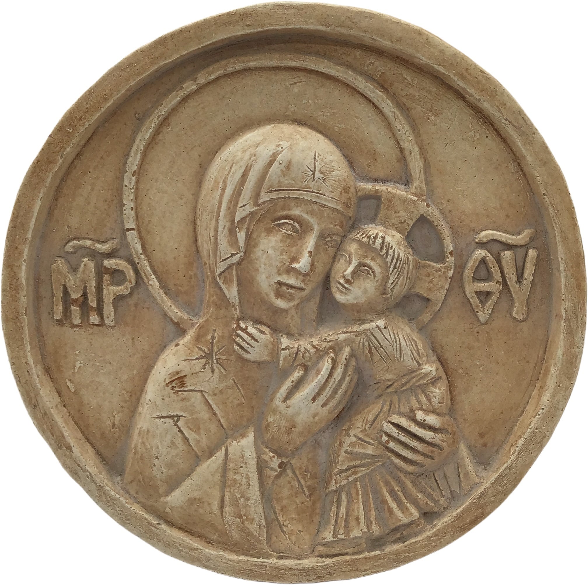 陶芸品 クリスマス聖家族3点セット／伊万里トラピスチヌ