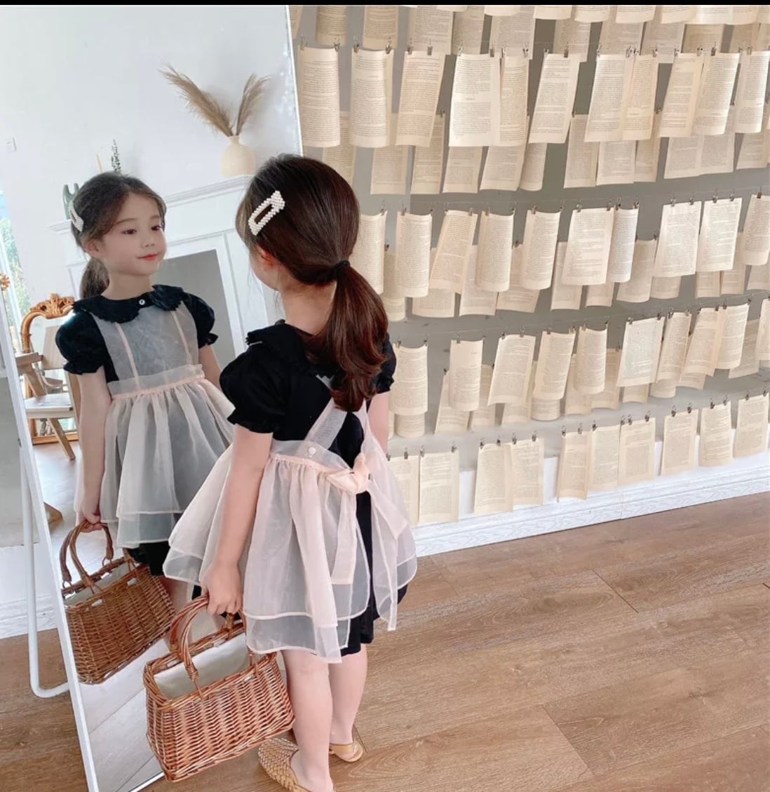 チュールエプロンワンピース パフスリーブ 3way エプロン ワンピース ドレス キッズ プチプラ 海外子供服 インポート 女の子 海外子供服 Fly Bell Import Select Shop チュールエプロンワンピース パフスリーブ 3way エプロン ワンピース ドレス キッズ プチプラ 海外子供服 インポート 女の子 海外子供服 Fly Bell Import Select Shop