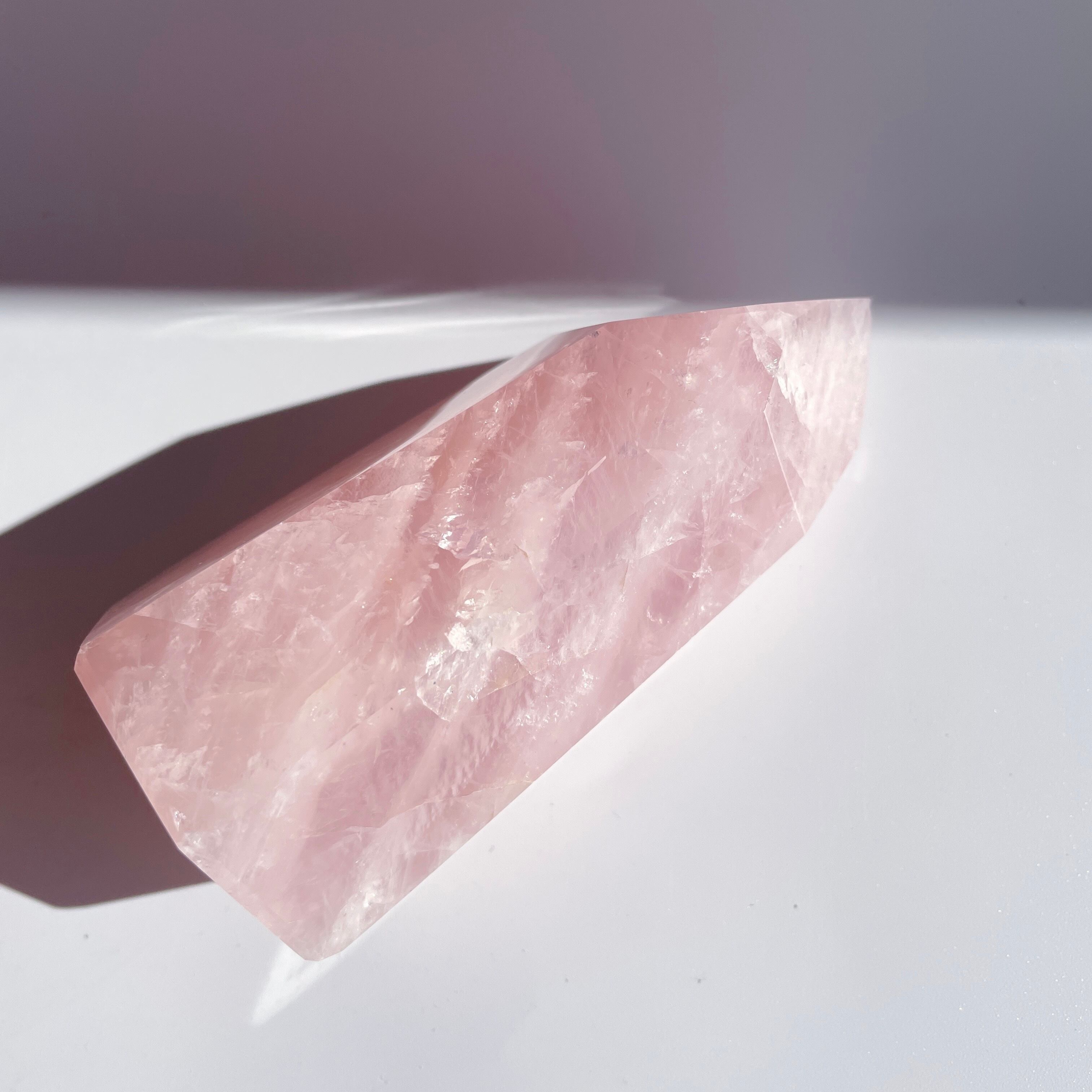 ローズクォーツタワー17◇Rose Quartz Tower◇天然石・パワーストーン