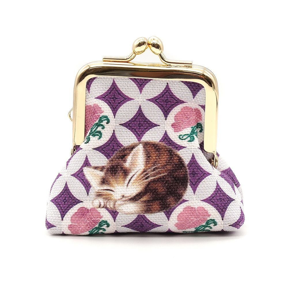 わちふぃーるど ダヤン コンパクト収納財布 レトロアート