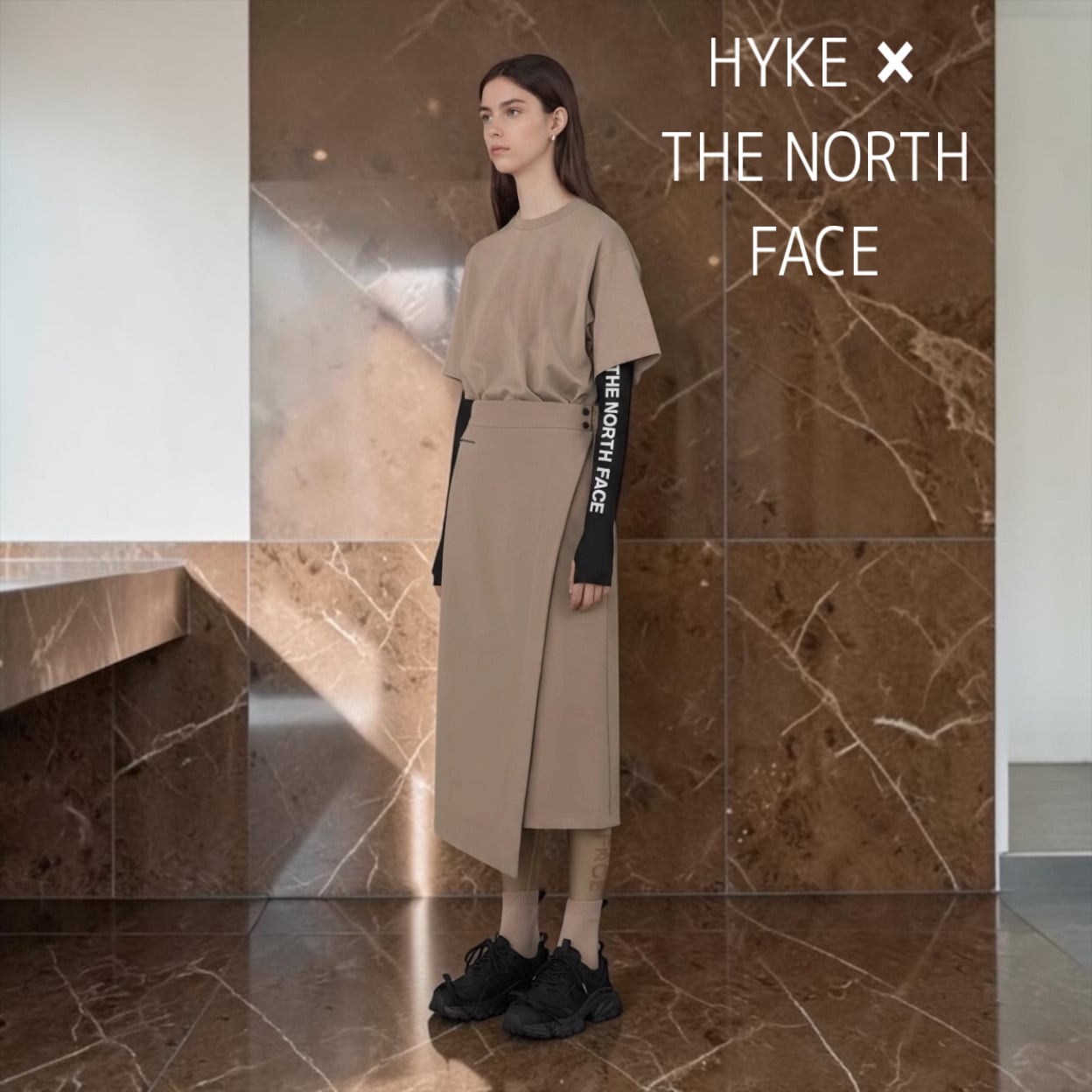 HYKE × THE NORTH FACE Tec Box Rap Skirt HYKE × THE NORTH FACE Tec Box Rap Skirt HYKE x The North Face SS19
