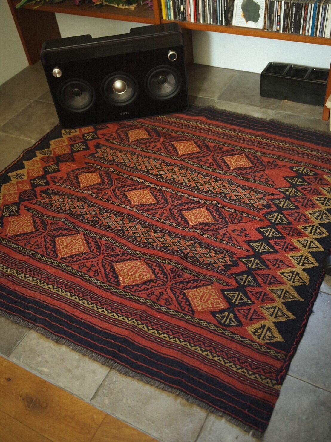 867 -Vintage Diburinji sofreh killim