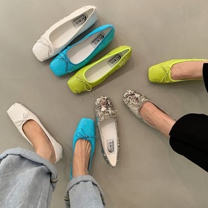 lame ballet pumps　＜s100236＞