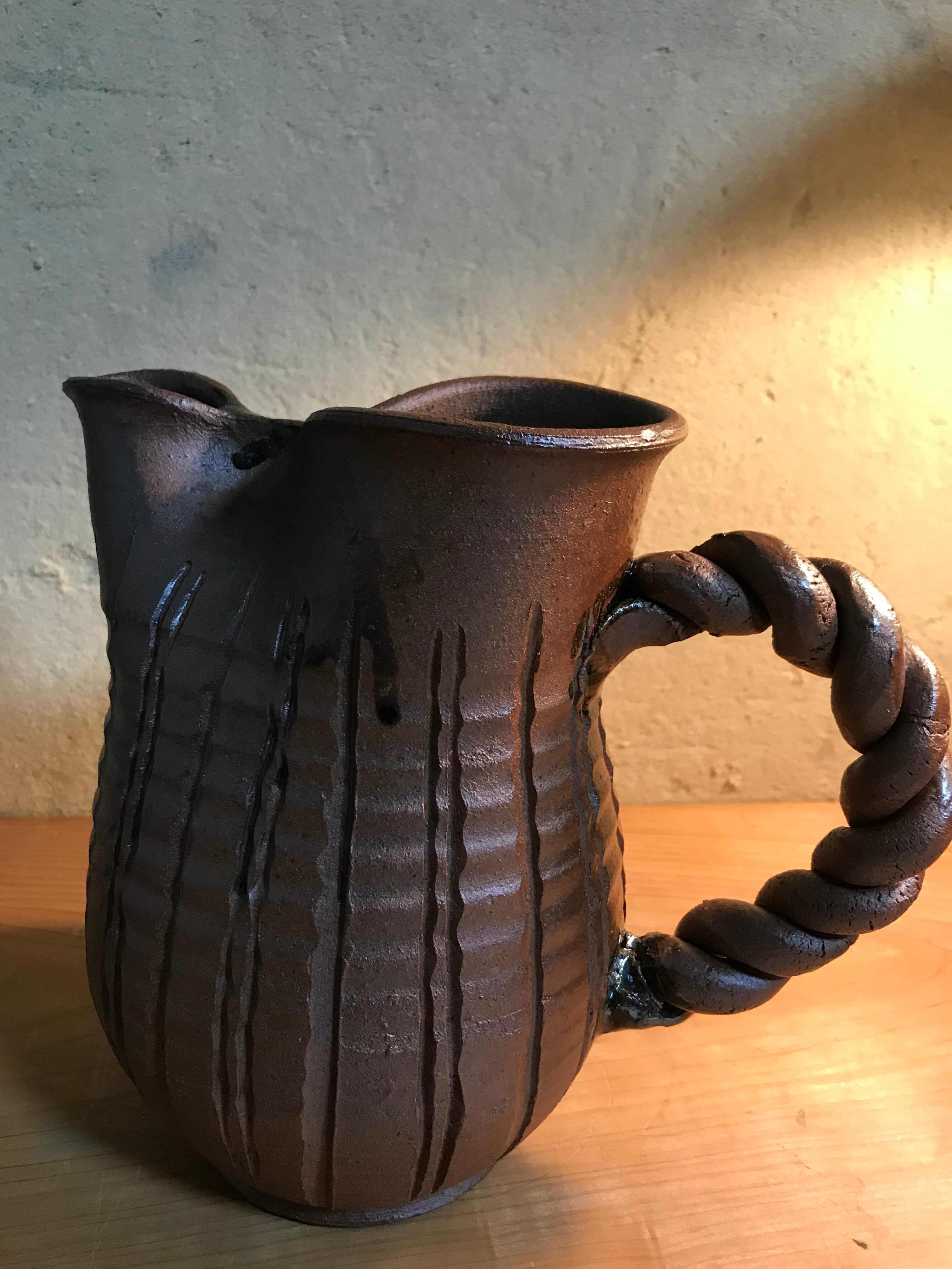 イギリス アンティーク ピッチャー 水差し 花瓶 古伊万里風 金彩 花の