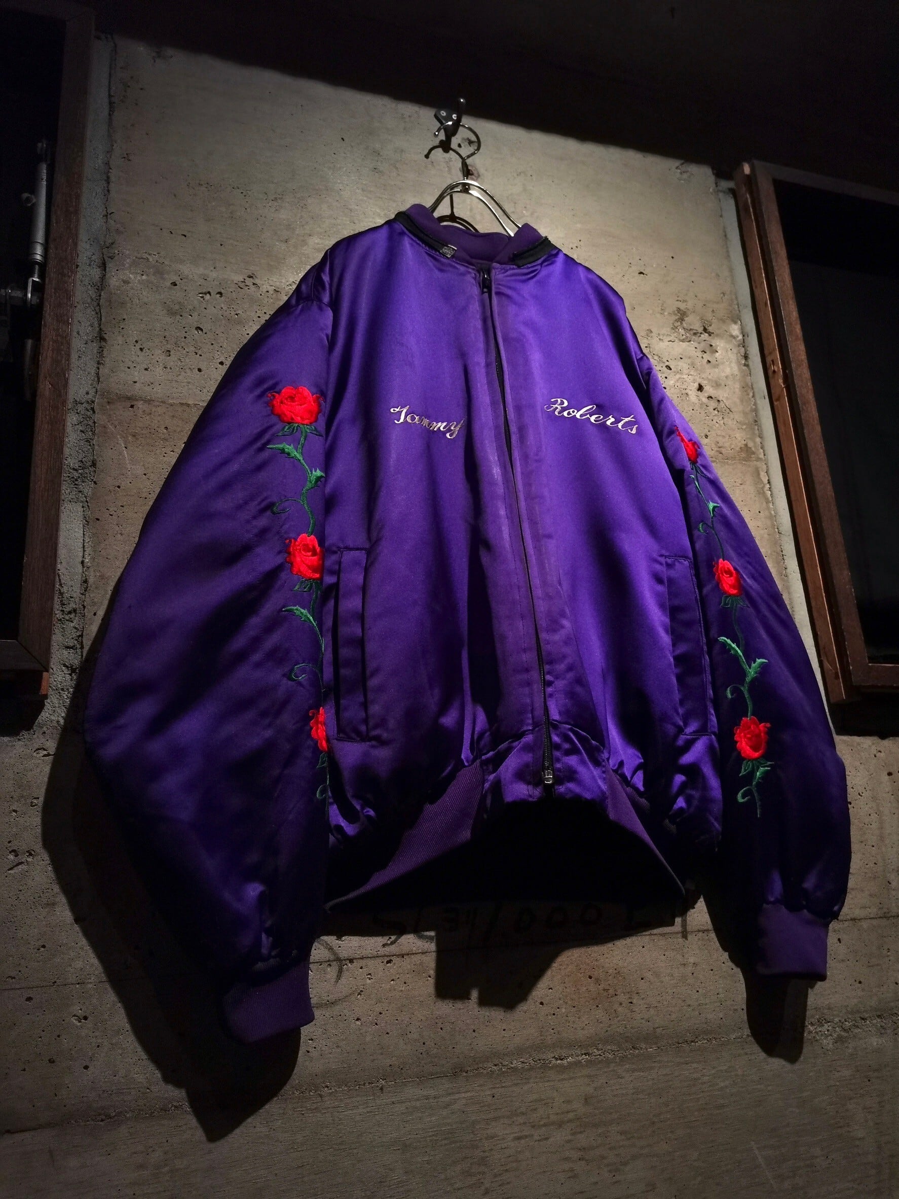 Caka】Scorpion × Rose Embroidery Design Vintage Korean Souvenir