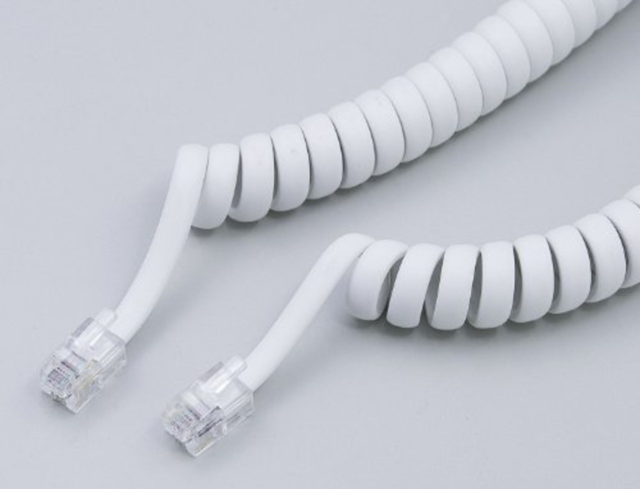 エルパ (ELPA) TEL用受話器コード 電話線 4極4芯 0.3m TEW-J003