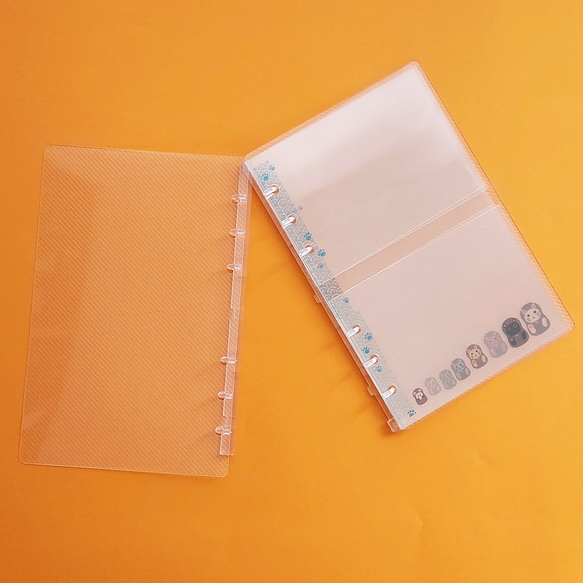 ニャンリョーシカシール帳＆フレークシールセット