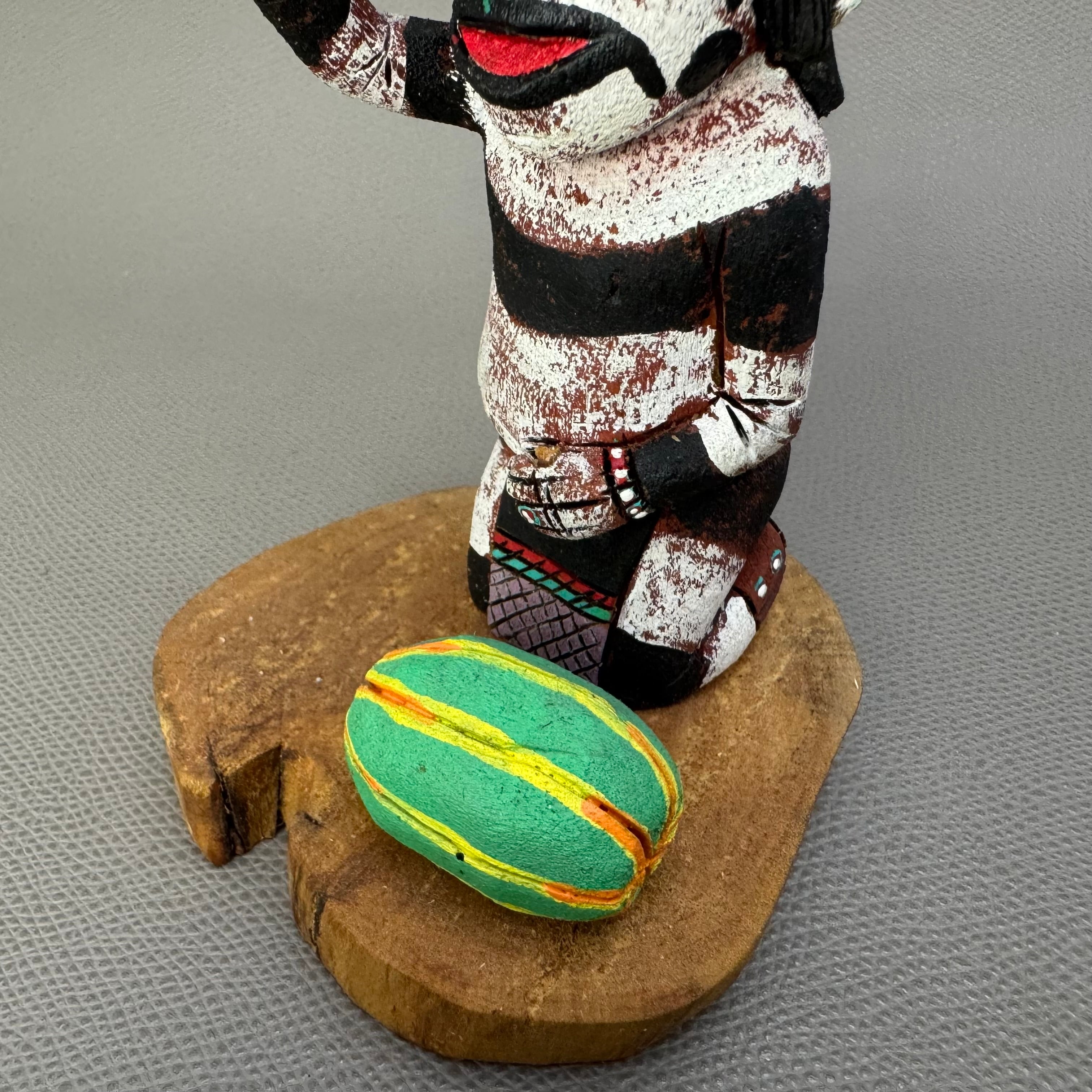 HOPI(ホピ)族 アーティスト作 カチーナドール クラウン INDIAN