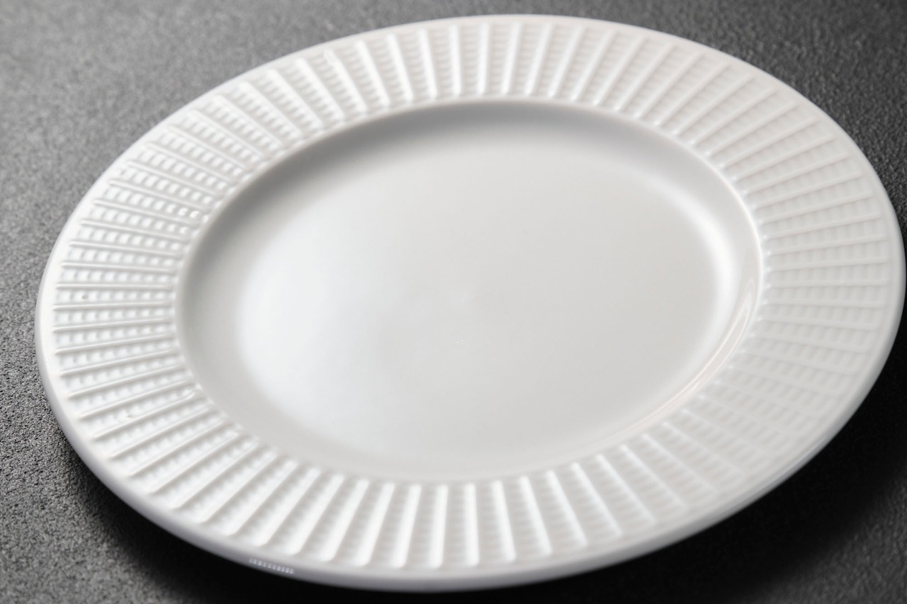 Steelite ウィロー ホワイト ミッドリムプレート 15.75cm