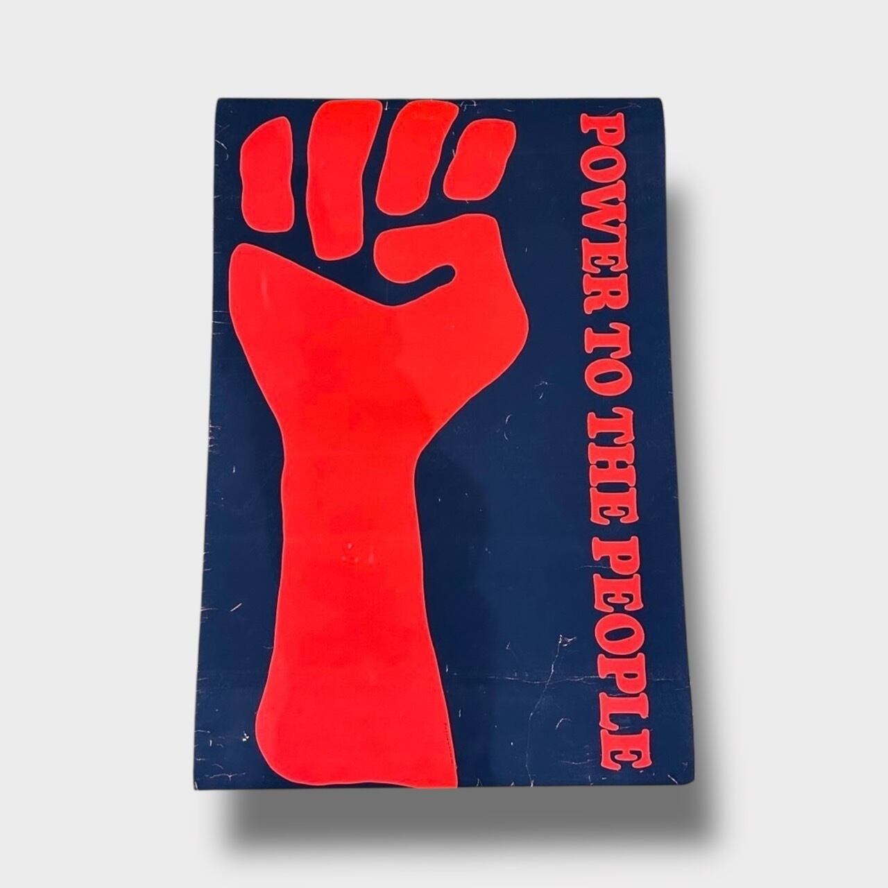 Special!! Deadstock!! 1970s "POWER TO THE PEOPLE" Black Light Poster