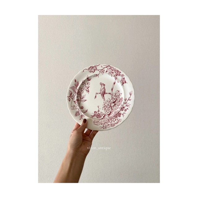 美品2客クレイユモントロー 花リムカップ&ソーサー ペール 美品2客クレイユモントロー 花リムカップ&ソーサー ペール