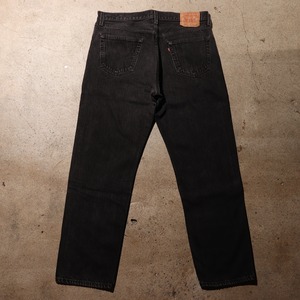 美品 36×30 Levi’s 501 USA 95年 サルファーブラック デニムパンツ リーバイス