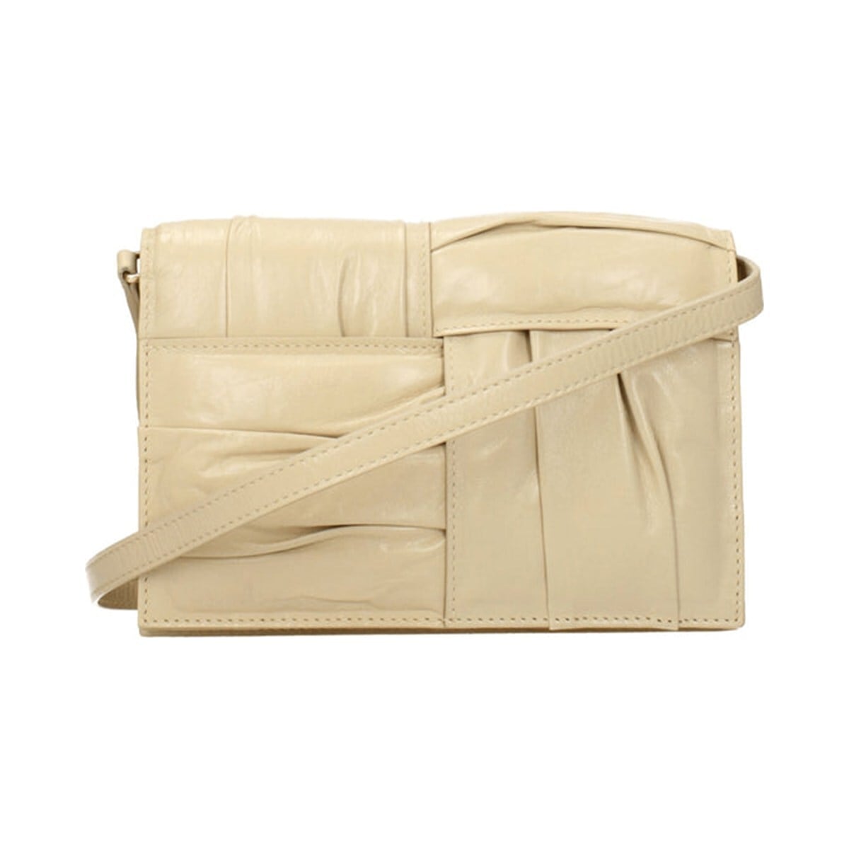 BOTTEGA VENETA ボッテガヴェネタ レディース クラッチバッグ レザー ベージュ
