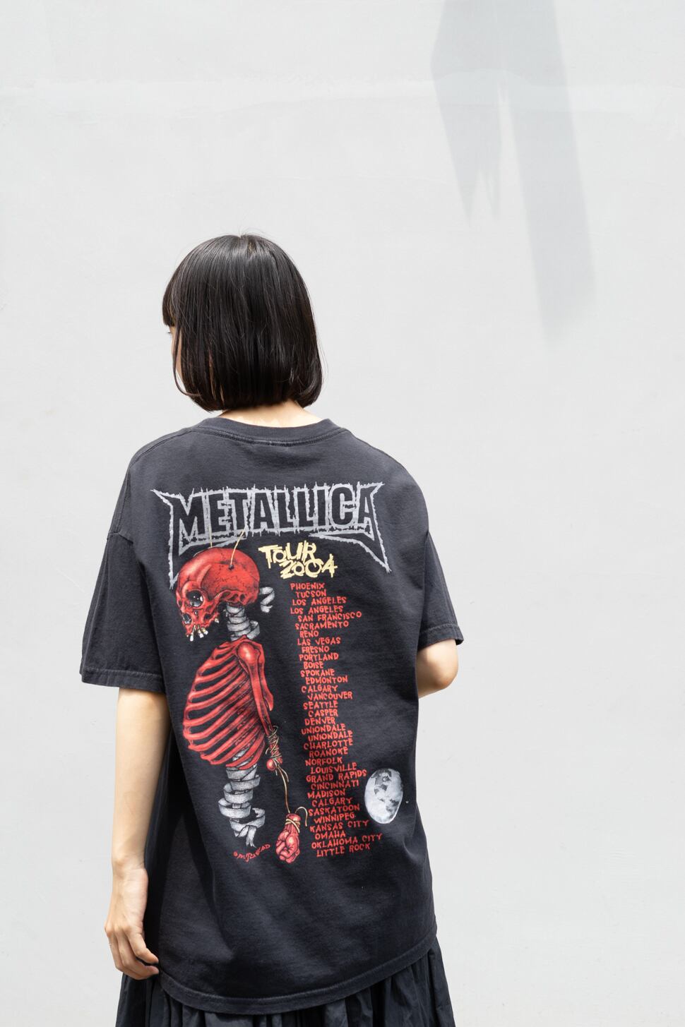 FABRIC MADE IN USA】04's METALLICA PUSHEAD Madly in Anger with the