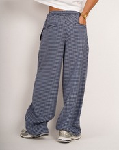【#Re:room】CHECK PATTERN SEERSUCKER WIDE PANTS［REP326］