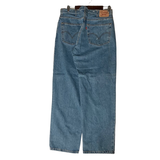 【W38×L32】Levi's 550  デニムパンツ　コットン100%   革パッチ