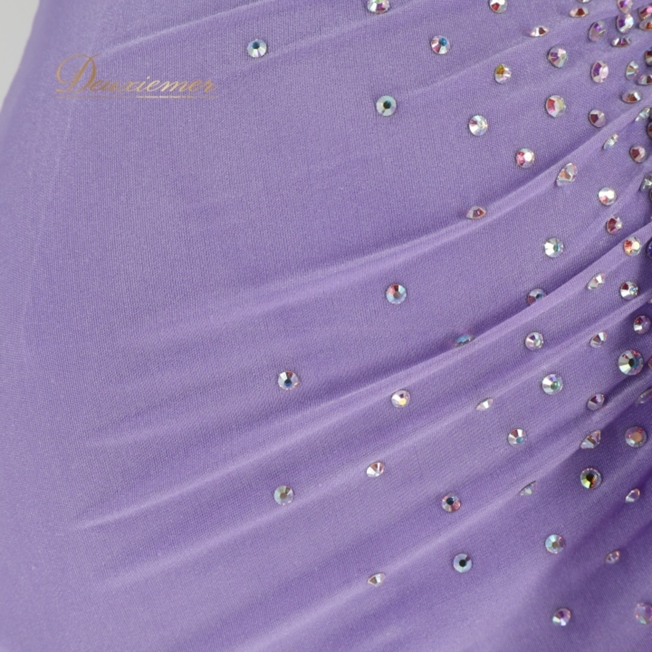 社交ダンス 衣装 ラテン ドレス ワンピース 紫 軽い 薄い パーティドレス 無地 ビジュー スリット 綺麗 伸縮 ストレッチ パープル系 おしゃれ ダンス用ドレス 発表会 フィット感 大人用 パーティー用 ダンス衣装 ファッション ドレスアップ レディース