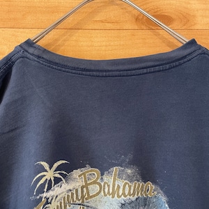 【TOMMYBAHAMA】バックプリント Tシャツ 釣り クルーザー カジキマグロ バックプリント ワンポイン XL ビッグサイズ トミーバハマ US古着 アメリカ古着