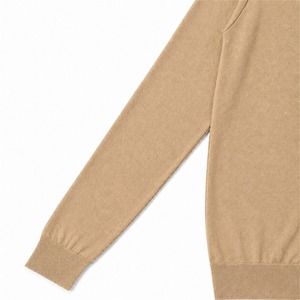 ★定価126,500円・新品★ジョンスメドレー BRAMWELL ブラムウェル 至高のシルク×カシミヤ ロールネックニット キャメル　サイズL, XL
