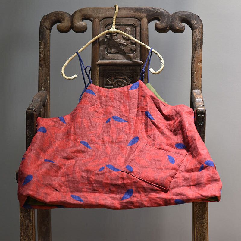 スタイルプリントバックルベルト ノースリーブ コットン オータム 秋物 ウィンター 冬物 ハーネス Yiranxuaディースワード72148668307