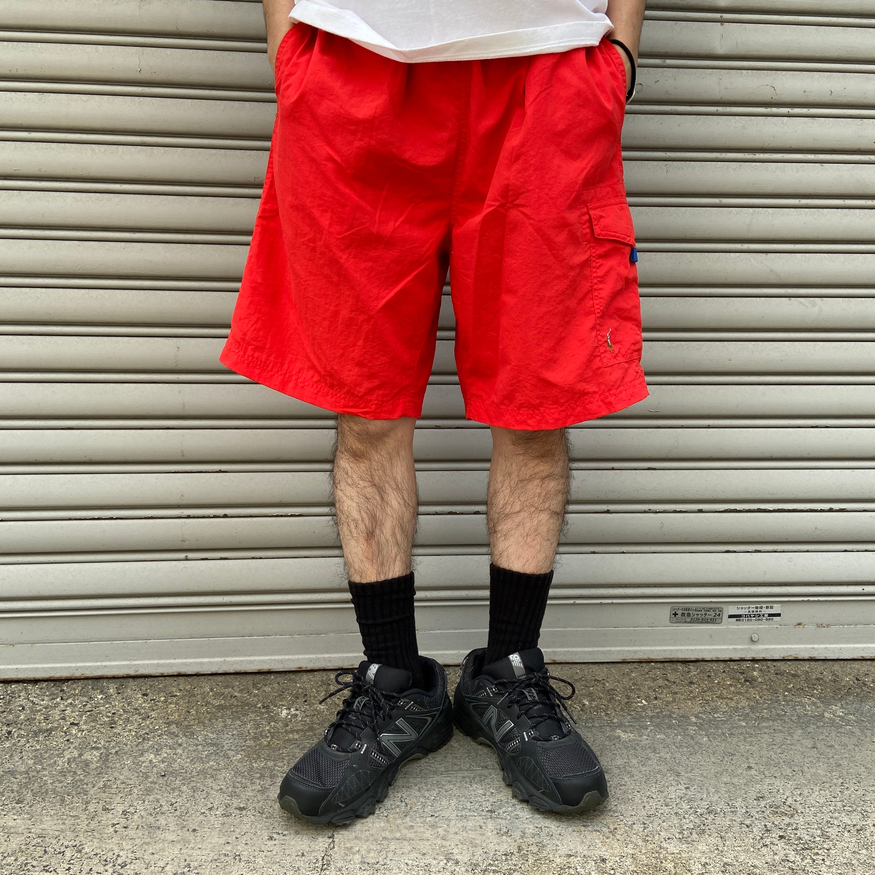 POLO ラルフローレン スイムショーツ 90s サイズM オレンジ