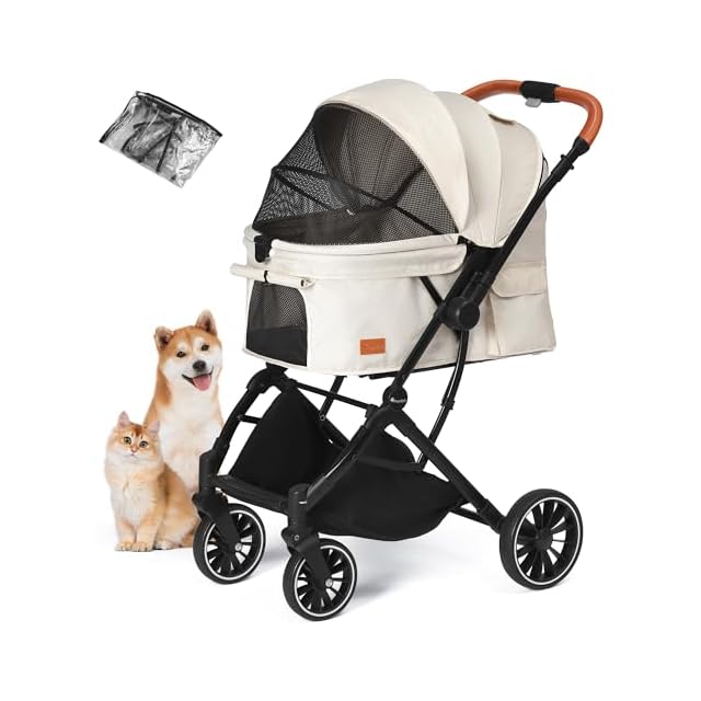Cavoyo 犬用 カート 大容量 耐荷重73kg 老犬 ペットカート バギー