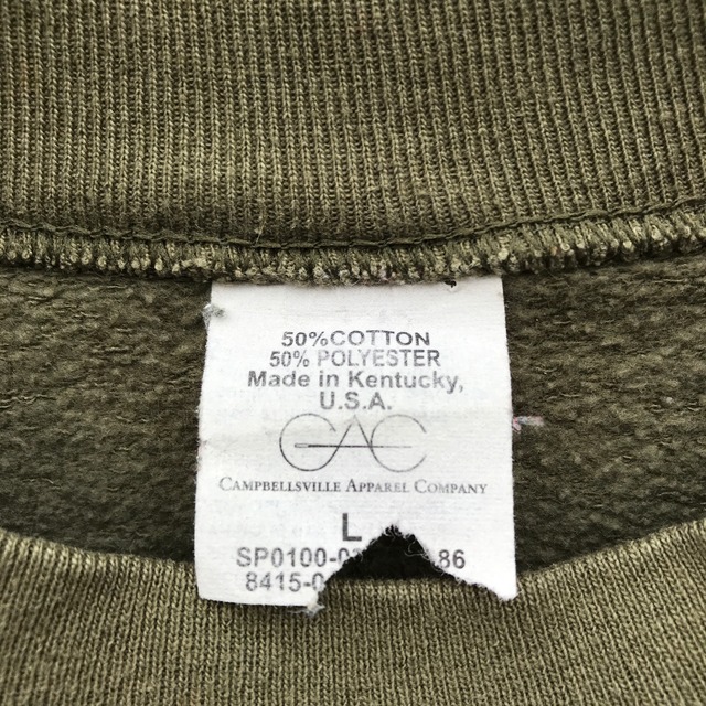 U.S.MARINE CORP トレーニング用スウェット CAMPBELLSVILLE APPAREL COMPANY 米軍海兵隊プリント入り US  ARMY Made in U.S.A.?