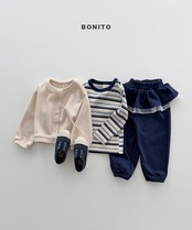 韓国子供服 / BONITO / 26Autumn / チュールフリル ジョガーパンツ / 秋服 *12M~JM *