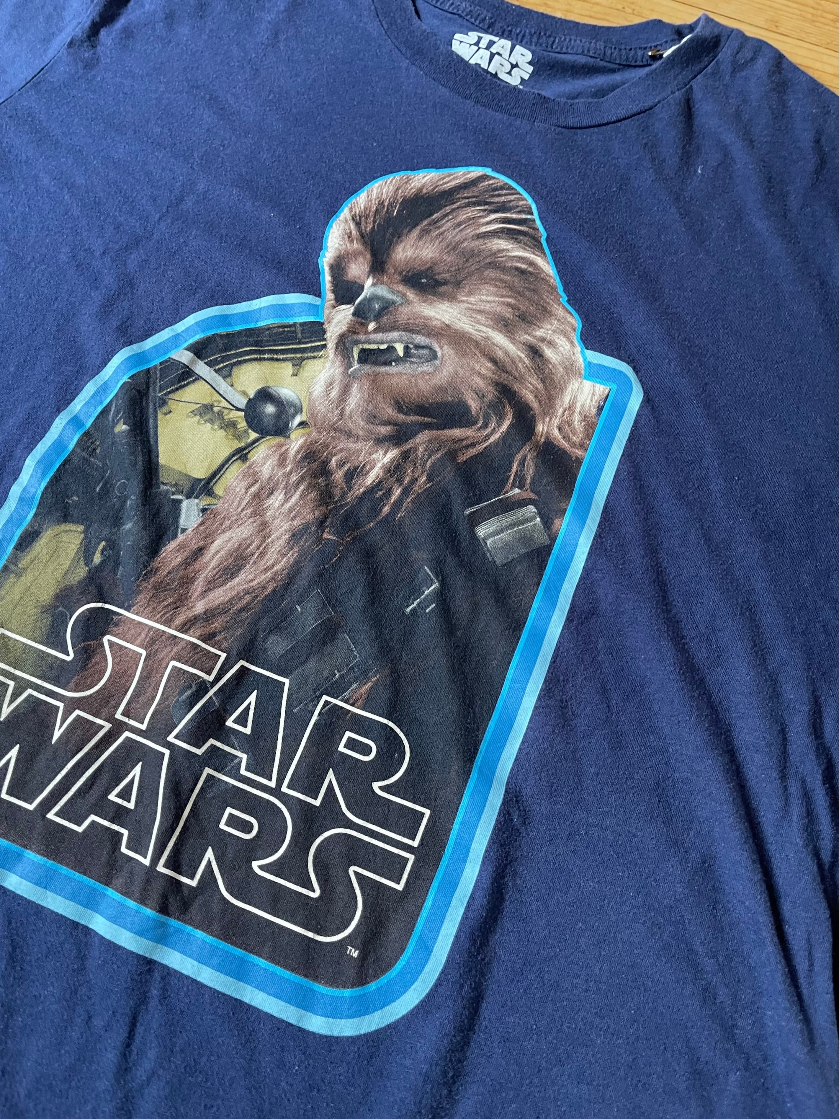 OLD STAR WARS Tシャツ チューバッカ XL 古着 ムービー系 スター 
