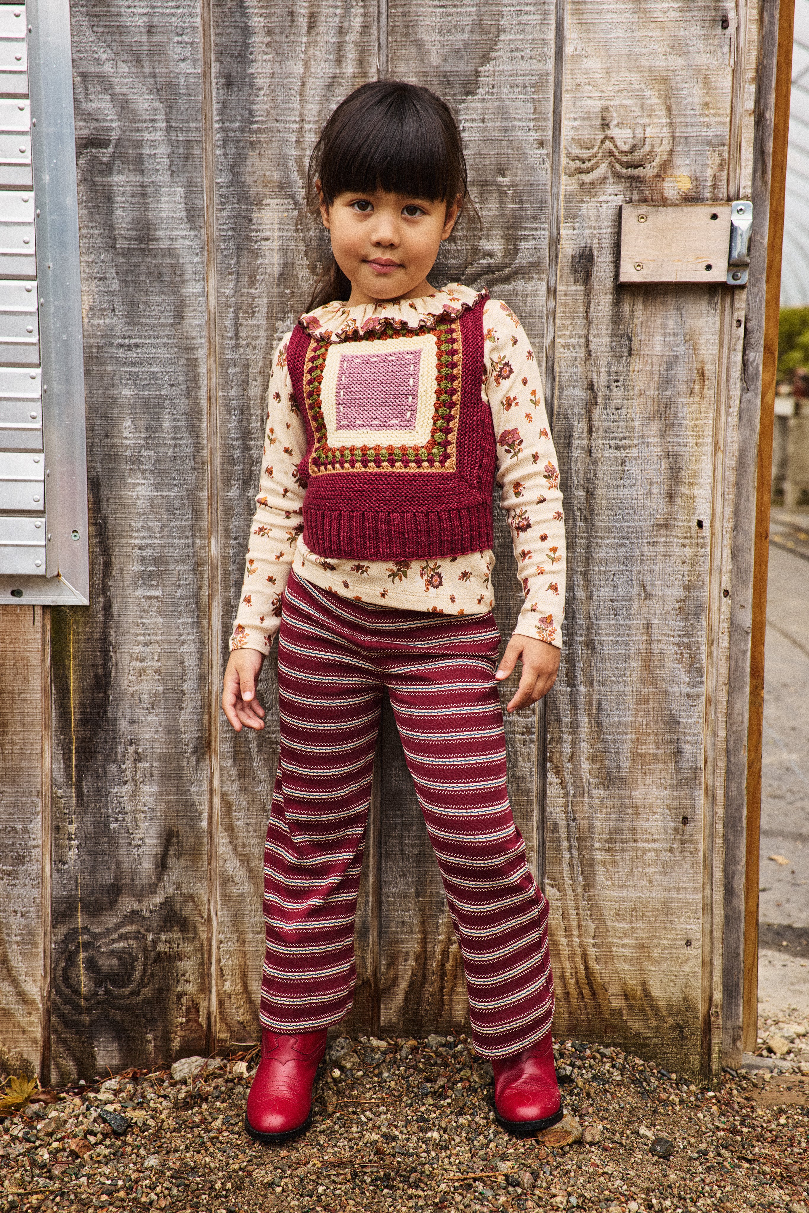Misha&Puff 26AW 〉 PALOMA TOP / STRING/ANTIQUE ROSE HOLYOKE FLORAL