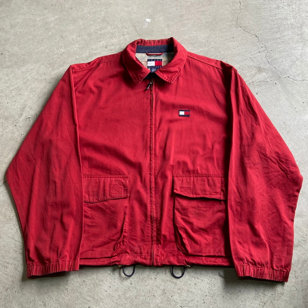 90年代 TOMMY HILFIGER トミーヒルフィガー スイングトップ メンズXL 