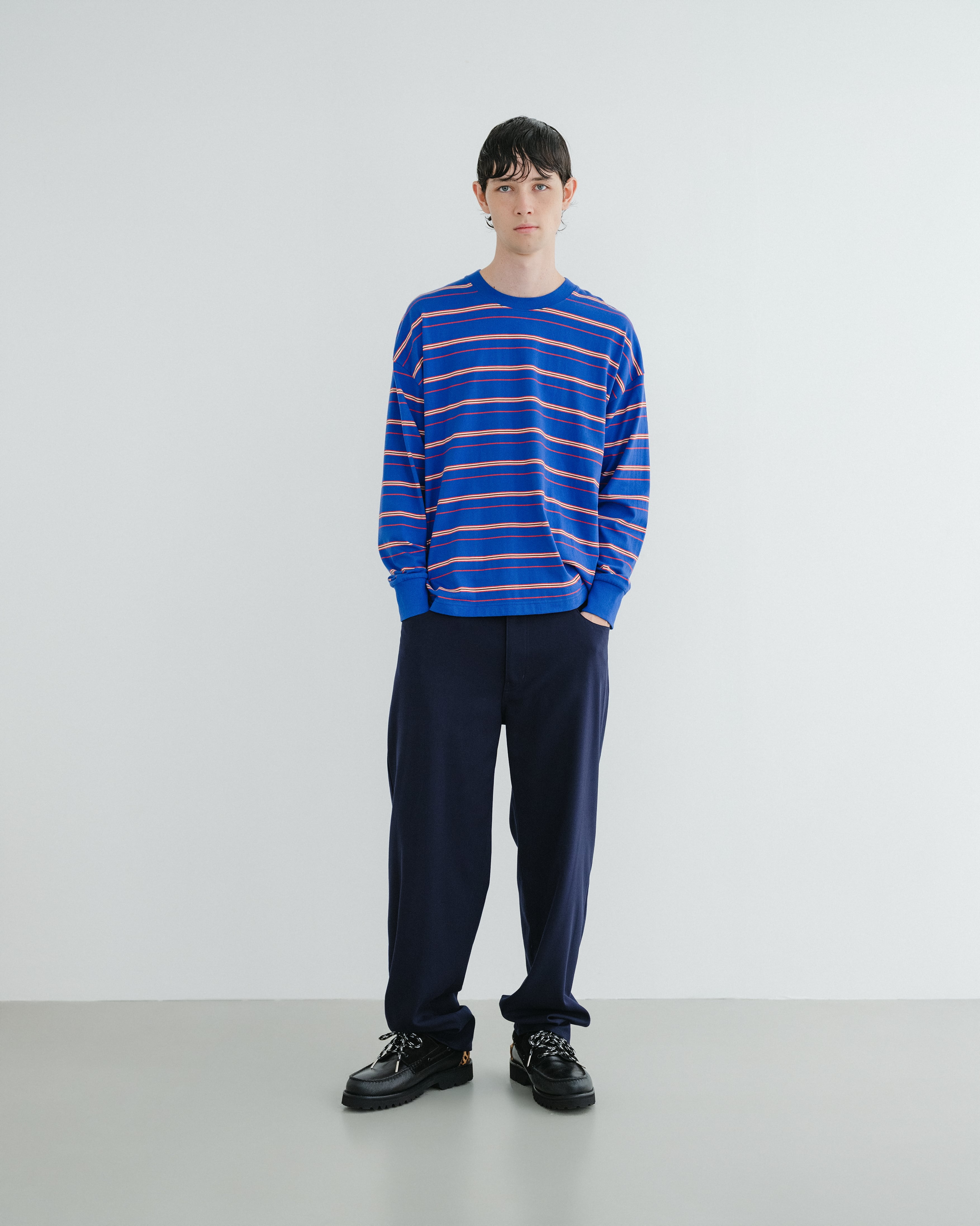 Border long sleeve tee（BLUE） | TTTMSW