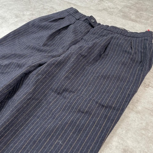 70s- YVES SAINT LAUREN TEOLAIRジッパー ストライプ 詳細写真7